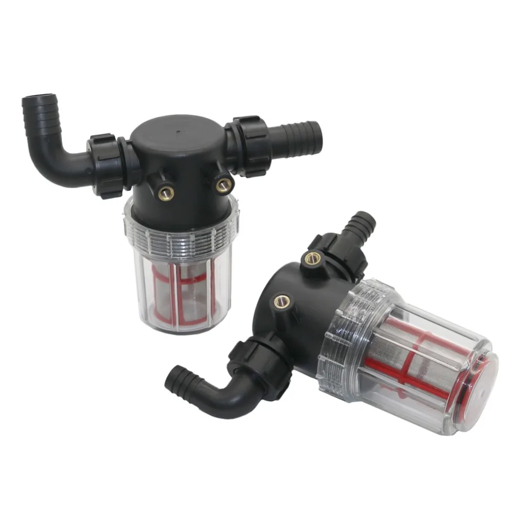 

20mm 25mm 50 Mesh Stainless Steel Large Flow Visible Filter Transparent Water Pipe Pre-Filter Garden Irrigation Agriculture Tool