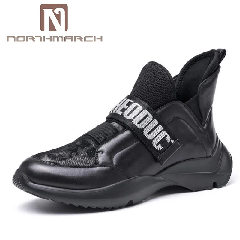 

NORTHMARCH Brand Designer Men's Shoes British Style Breathable Lightweight Men Shoes Outdoor Walking Men Trainers Shoes