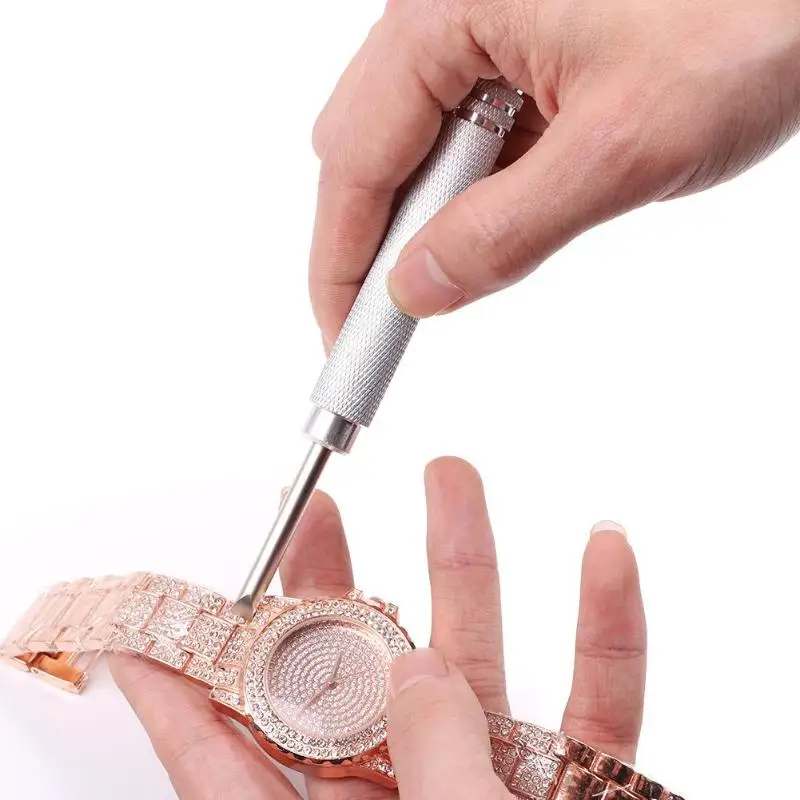 

New Remover Watch Battery Opener Tools Pry Knife Metal Handle Clock Watch Tools Back Cover Opener Watch Repair Watchmaker Tool