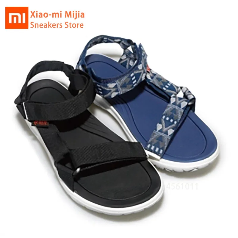 Оригинальные Xiaomi Mijia FREETIE сандалии с изогнутым волшебным ремешком, Нескользящие, износостойкие, Пряжка, сандалии для лета, обувь для бега