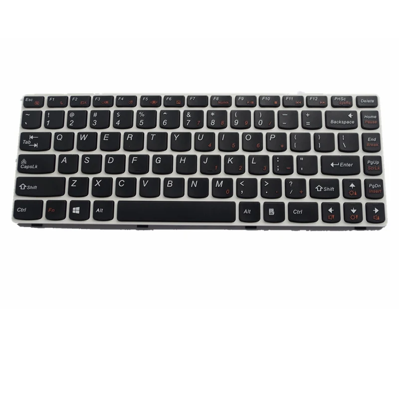 Новая английская клавиатура GZEELE для ноутбука Lenovo G480 G485 Z380 Z480 Z485 G480A G485A белый