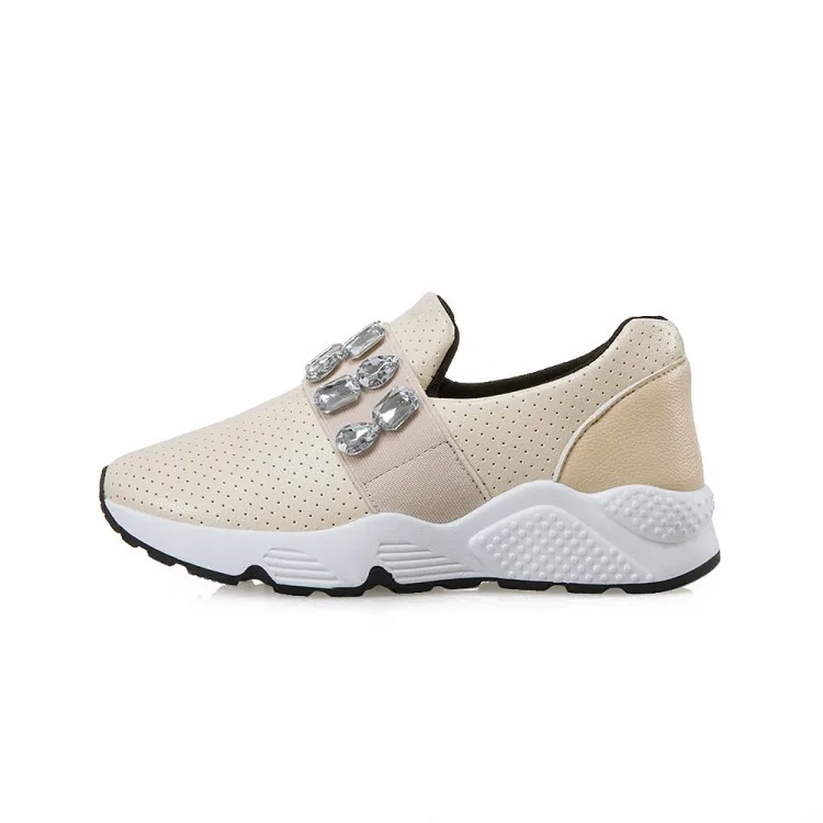 Женская спортивная обувь для бега, ритм музыки, женские кроссовки, дышащая искусственная кожа, уличная спортивная обувь, легкая обувь - Цвет: Color 01