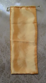 

satin bags in golden color