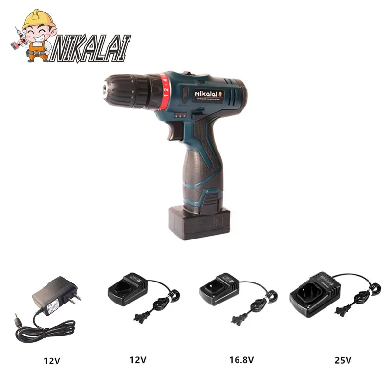 Зарядное устройство для аккумуляторной дрели 12 В 16 8 в 25 в|power drill charger|charger forpower tool