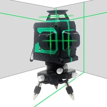 KETOTEK 3D 12 линий лазерных уровней самонивелирующийся 360 горизонтальный и вертикальный крест супер мощный красный лазерный луч линии