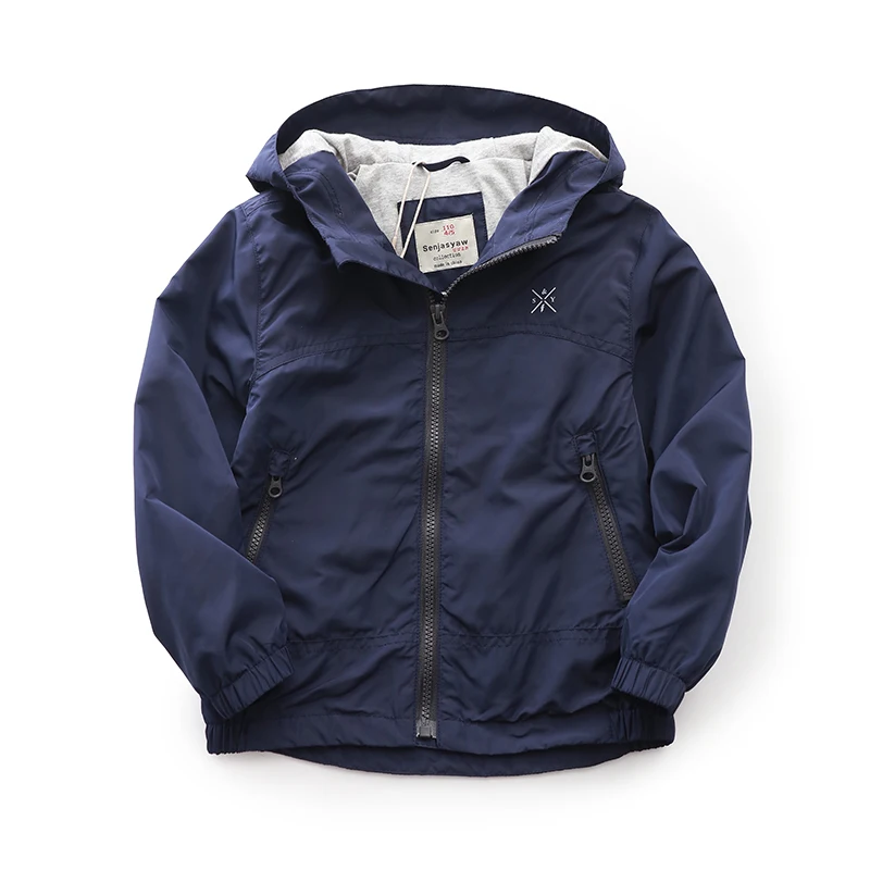 Spring and summer jackets for boys 2018 Spring new children's hooded