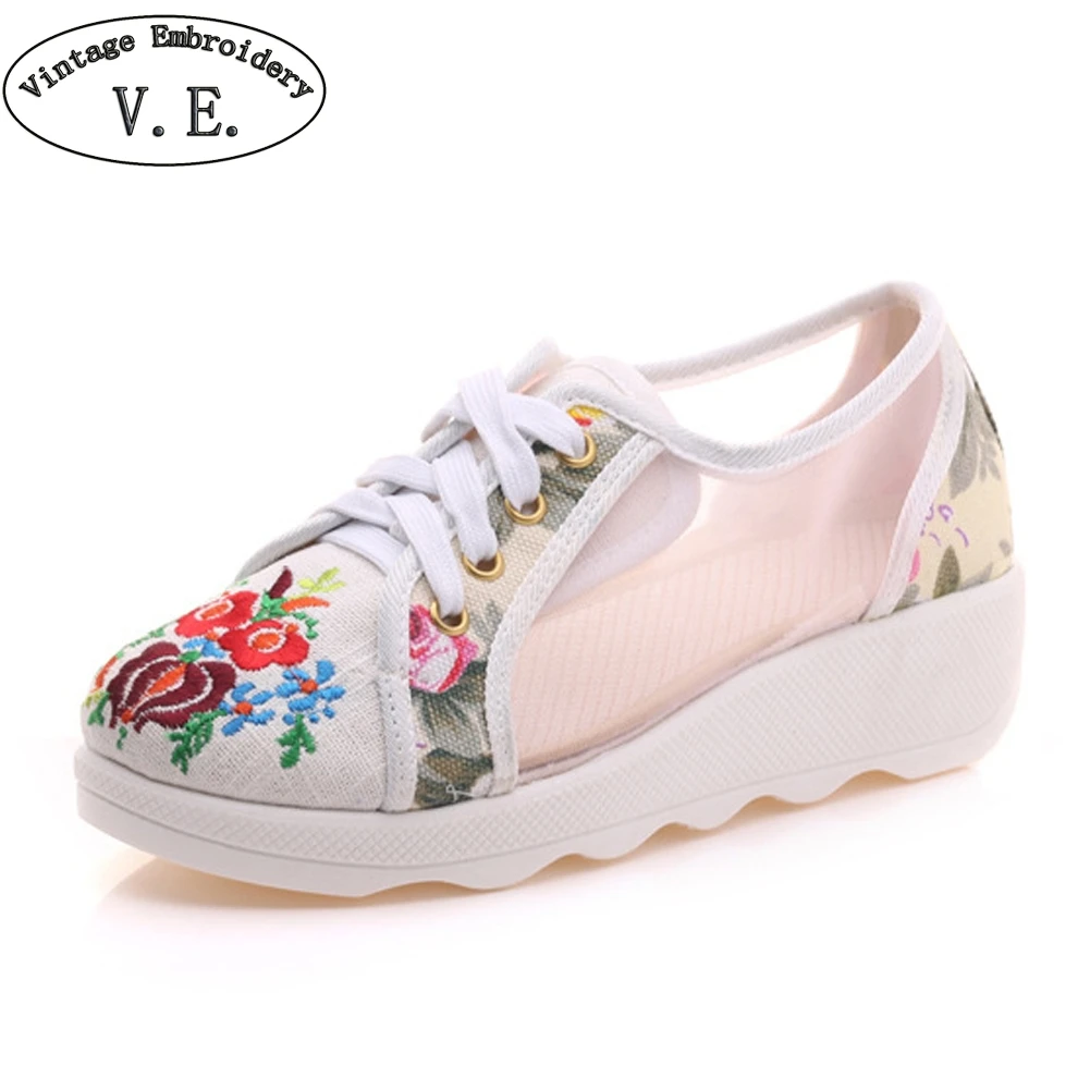 Buy Chinese Women's Summer Shoes Flower Embroidered