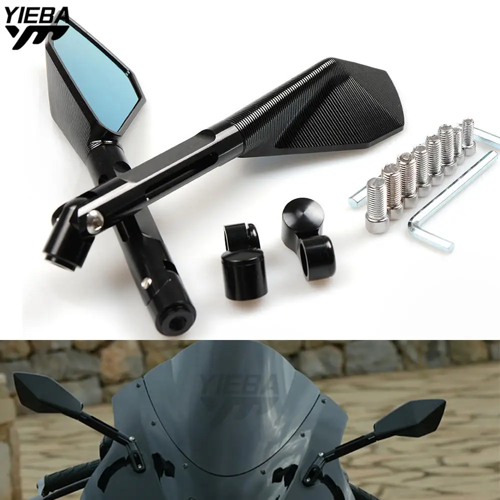 FOR BMW F800ST F800S F700GS K1200R F650GS K1200R SPORT K1200S SUZUKI GSX750 400 250 600 1000 AN650 Motorcycle Rearview Mirrors