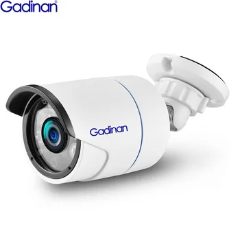 

Gadinan 4MP IP Camera Outdoor Bullet Waterproof POE H.265 CCTV Camera Night Vision P2P Surveillance Video ONVIF For PoE NVR