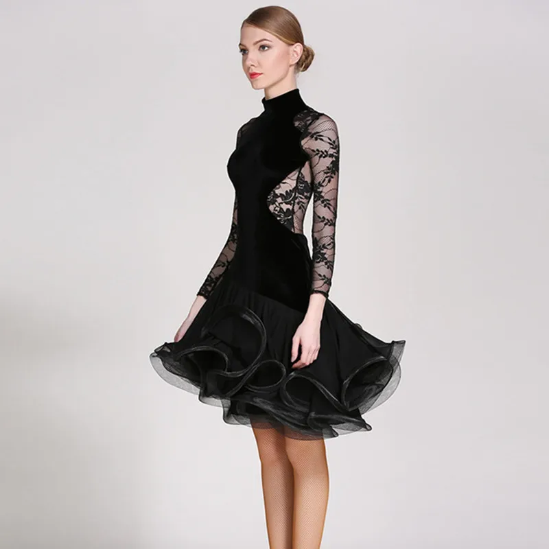 

Latin dance dresses women latin dress for women dance wear latin fringe dress salsa dance costume samba lace dress velvet