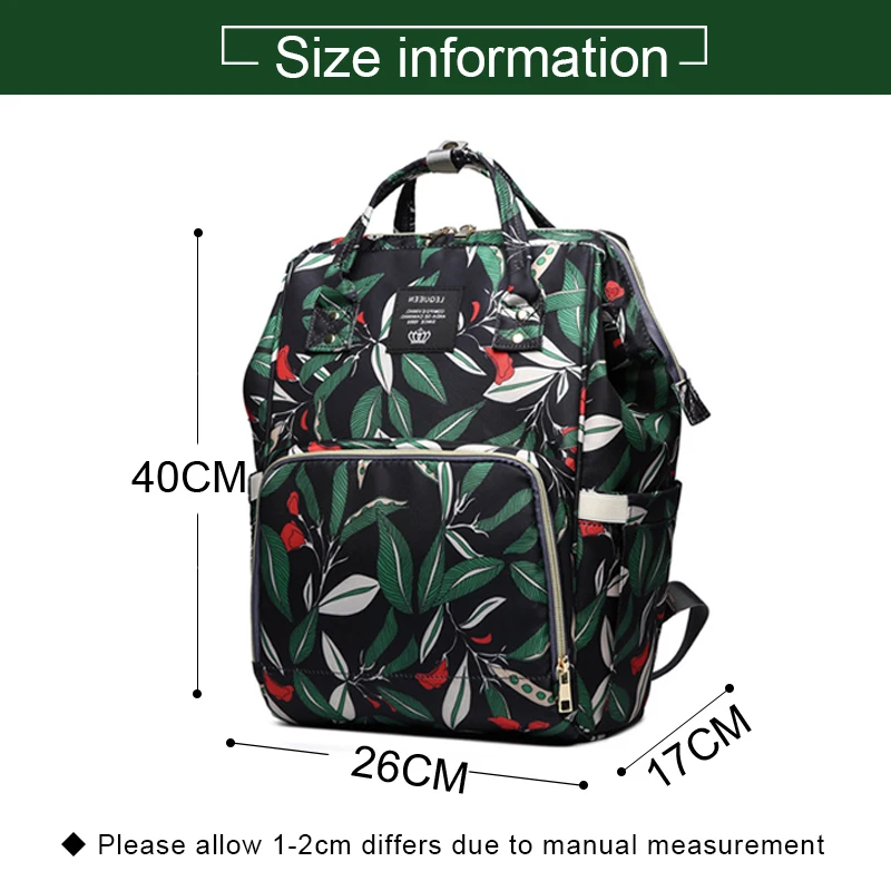 Baby Diaper Bag Travel Mummy Maternity Large Capacity Backpack Organizers Nappy Changing Bags Waterproof Nursing Bag Wet Bag (4)