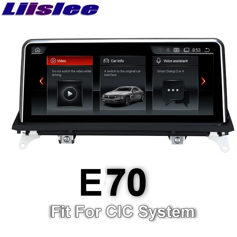 Cheap LiisLee Car Multimedia GPS Audio Hi-Fi Radio Stereo For BMW X5 E70 2011~2013 Original CIC Style Navigation NAVI 3