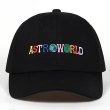 100% хлопок бейсбольные кепки ASTROWORLD Трэвиса Скотта унисекс Astroworld