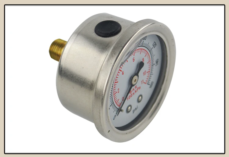 LZONE-датчик давления топлива жидкость 0-100 psi/0-160psi датчик давления масла датчик топлива черный/белый лицо JR-OG33