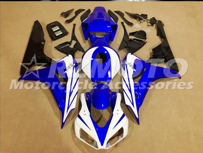 

ACE KITS New ABS Injection Fairings Kit Fit For HONDA CBR1000RR 2006 2007 CBR1000RR 06 07 Blue White F103