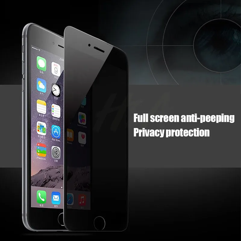 privacy screen Protector For iPhone 7 6 6S Plus 5 5s Privacy Proof