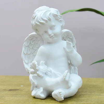 15x20cm Европейские, полимерные статуэтки ангела Венеры Купидон свадебные подарки ручной работы счастливый орнамент статуя искусства домашнего интерьера украшения 495 - Цвет: 15x20cm