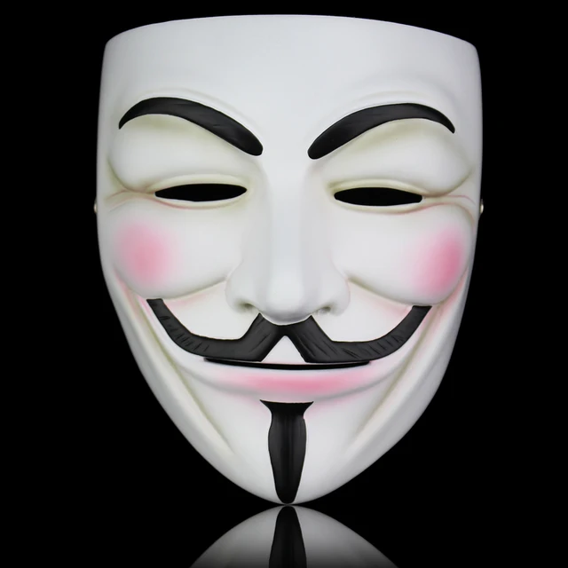 Top Grade Craft Resin V for Vendetta Figure Mask For Decoration