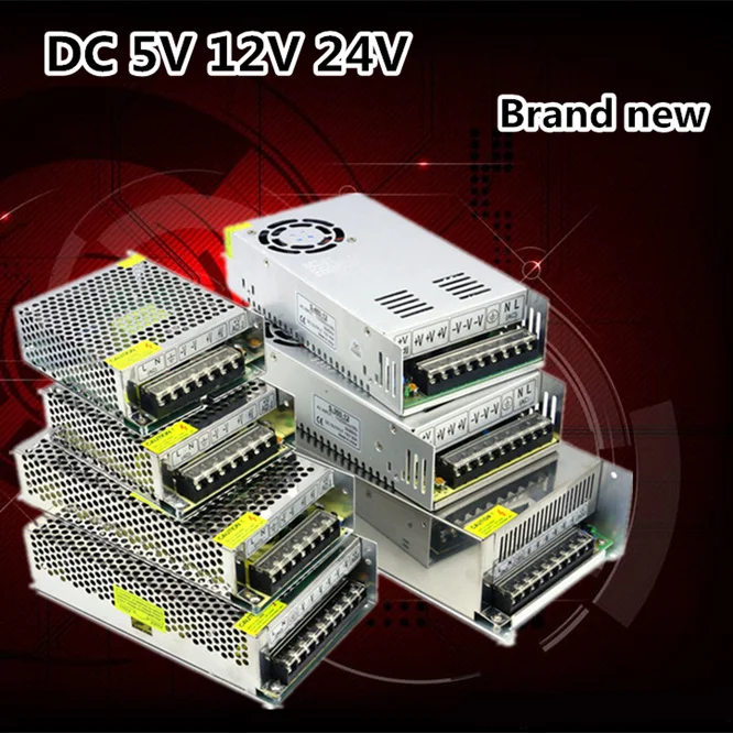 

3 year warranty Lighting Transformer DC 5V 12V 24V Power Supply Adapter 2A 3A 5A 8A 10A 12A 20A 30A 40A 50A 60A LED Driver Strip