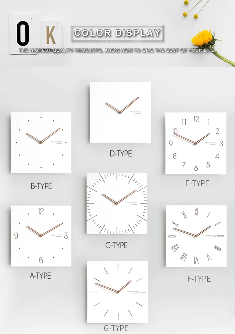  Digit Watch Wall 3d Wall Watch Wood Vinil Clock Silenciador Airsoft Screen Separators Kingdom Hearts Kids Room Clock Home (3)