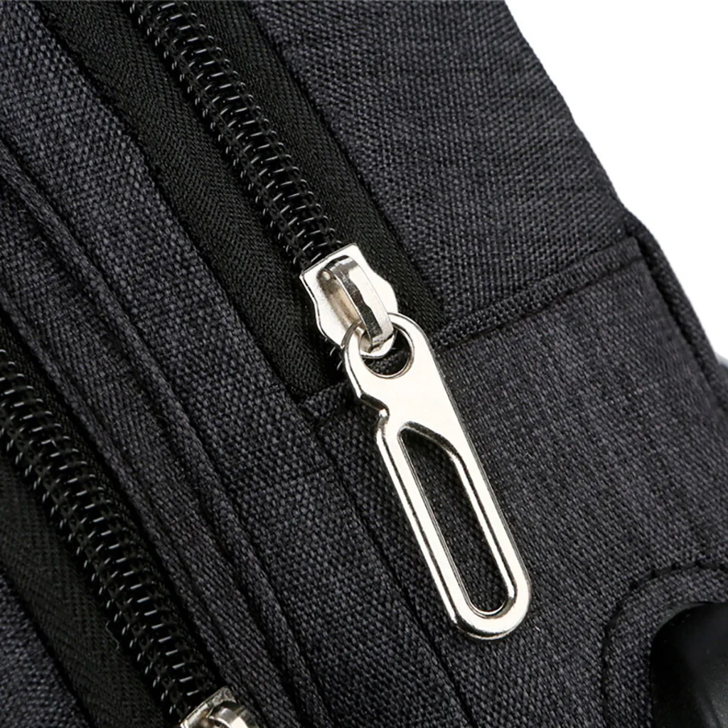 Мужская модная повседневная спортивная нагрудная сумка, мужская сумка через плечо с зарядкой через USB, большие вместительные сумки, 7