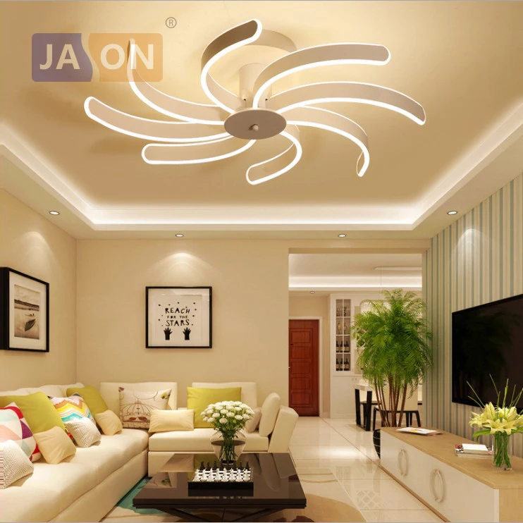 

LED Nordic Iron Acrylic Aluminum White Coffee LED Lamp.LED Light.Ceiling Lights.LED Ceiling Light. Ceiling Lamp For Bedroom