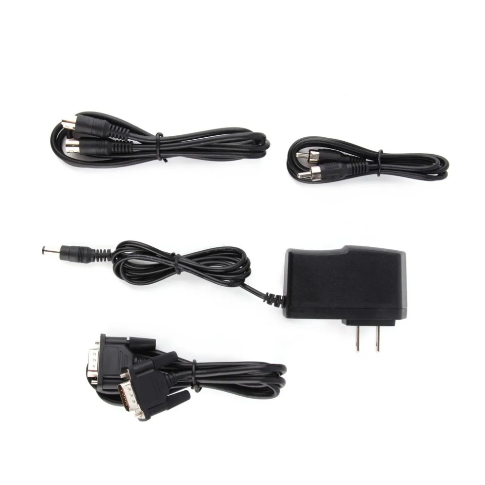 ПК ноутбук композитный видео ТВ RCA Композитный S Video AV в VGA lcd Выход конвертер