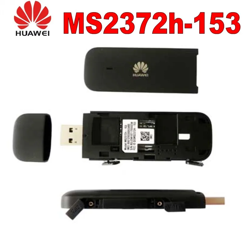 Разблокированный huawei MS2372 палка MS2372h-153 с 2 шт антенной 150 Мбит/с 4G LTE USB dongle datacard со слотом для sim-карты 4G Модем