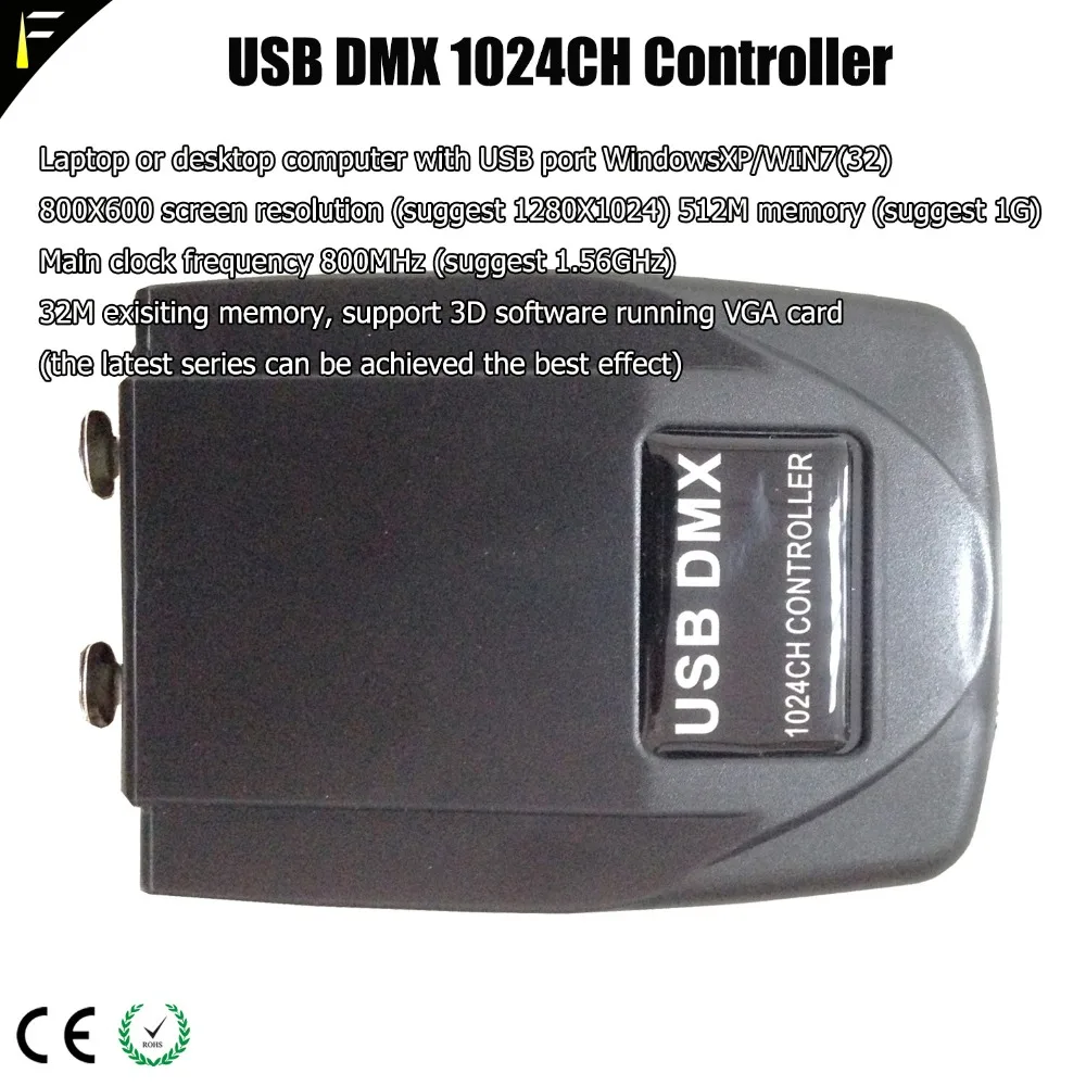 

Professional Light Jockey USB Transfer DMX 512 Interface PC Controller DMX 1024 Console Light Fixture Build Martin Lightjockey