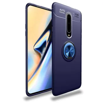 

Stand case Silicone with Ring for OnePlus 7 Pro Blue