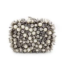 LLJUNDUI Frauen Abendtasche Partei Kristall Geldbörsen Weibliche Multi Diamanten Kupplungen Diamant Wulst Bestickten Abendtaschen für Bankett