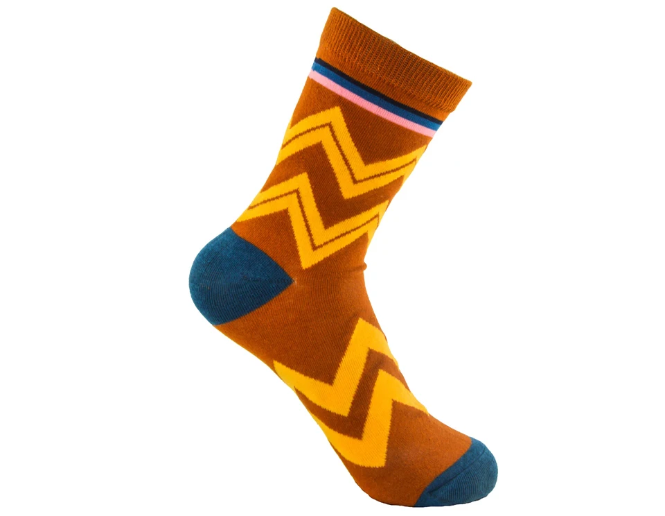 5 пар новых модных разноцветных хлопковых теплых мужских носков бейсбольные дышащие впитывающие счастливые носки с волнистыми полосками