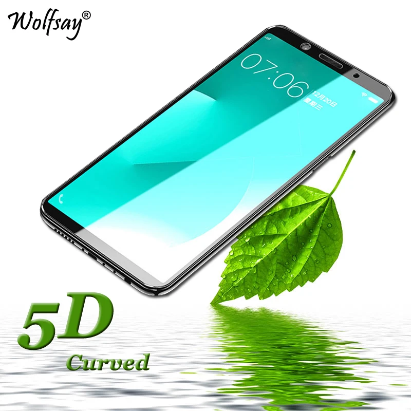 5D Curved Edge Tempered Glass OPPO F5 Screen Protector