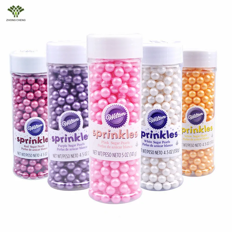 130g American Edible Sugar Pearls Sprinkles Suigar Beads