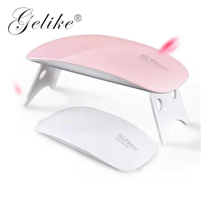

Gelike White Light LED UV Lamp 6w LED UV mini Nail Dryer Machine For Curing Nail Polish Gel Nail Art Tools