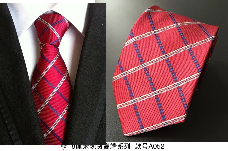 8 см шейный галстук для мужчин роскошный шелк мужской галстук 8 см корбата черный гравата жаккард тонкий галстук бизнес Пейсли corbatas seda