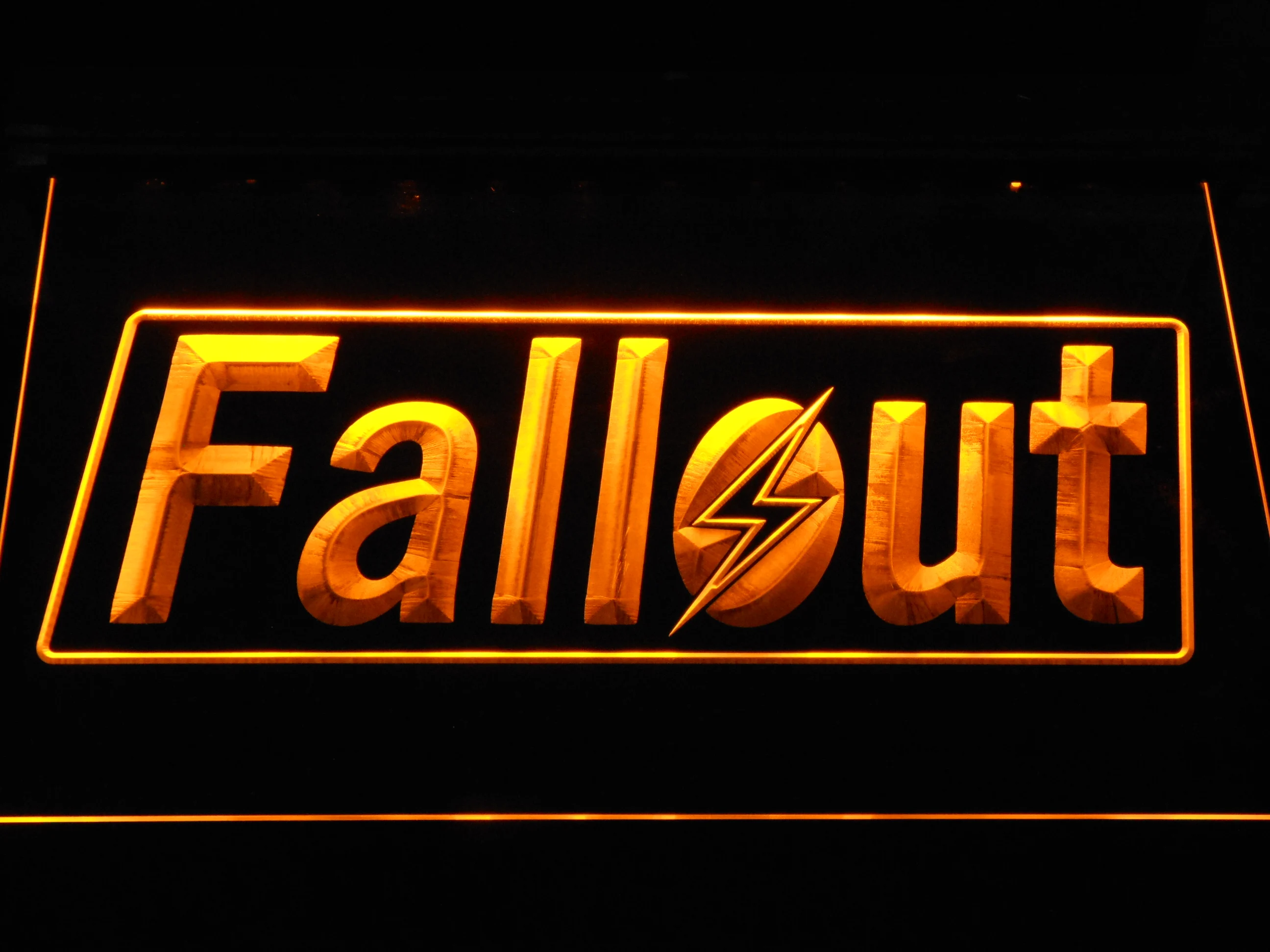 E088 Fallout Bar Светодиодные неоновые световые вывески с переключателем ВКЛ./ВЫКЛ. 20 +