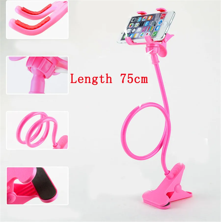 

Flexible flexibly mobile phone bracket lazy mobile phone telescopic bracket general 360 rotary vehicle support vertical desktop