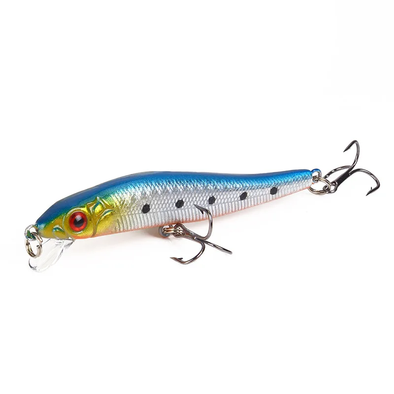 Fishing Lures Minnow Lure for Bass Pike Artificial Make Plastic Crankbait 8cm 5.2g Wobblers Fishing Swim Bait pesca