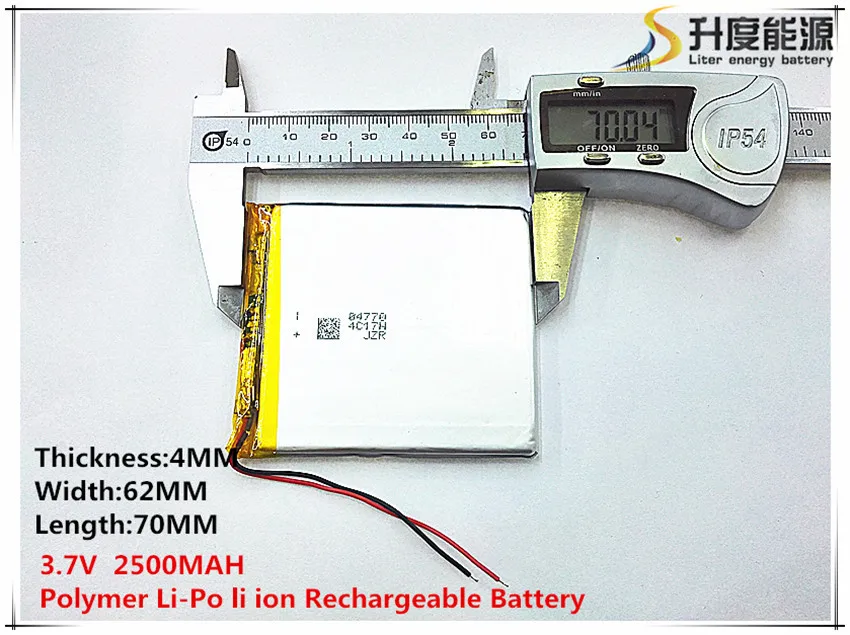 10 шт [SD] 3,7 V, 2500 mAH, [406270] полимер литий-ионный/литий-ионный аккумулятор для игрушки, POWER BANK, gps, mp3, mp4, мобильный телефон, динамик