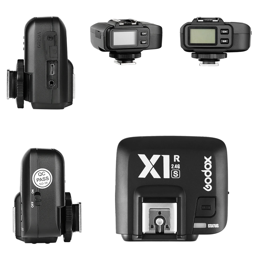 Godox x1r-n 2.4/ G transmisor receptor inal/ámbrico para disparador de x1/ N Nikon c/ámara r/éflex digital D800/ D3/ X D3/ D2/ X D2H D1H D1/ X D700/ D300/ D200/ D100
