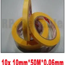 10x 10 мм* 50 м высокая термостойкость клейкой ленты 3M244 для удержания расслоение печать и краски маскировки
