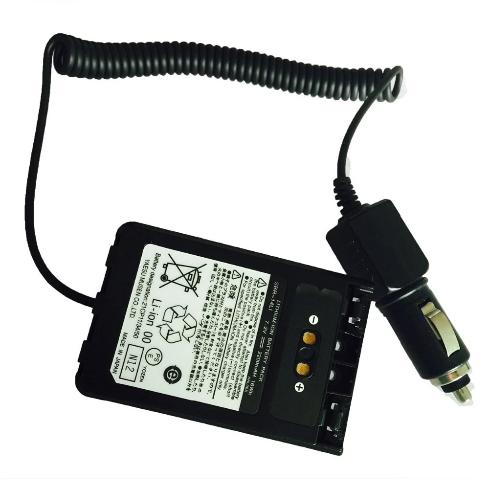Yaesu Sbr 14li Car Charger Battery Eliminator Dc12v For Yaesu Vx 8r Vx 8dr Vx 8gr Ft 1dr Ft1xd Ft 2dr Radio Fnb 102li Fnb 101li Battery Eliminator Radio Transceivercar Transceiver Aliexpress