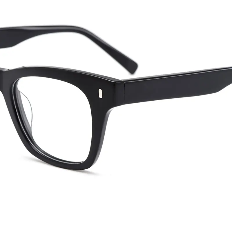 Gmei оптические ацетатные квадратные мужские оправы для очков, женские очки для близорукости, очки для чтения с пружинными петлями H8044