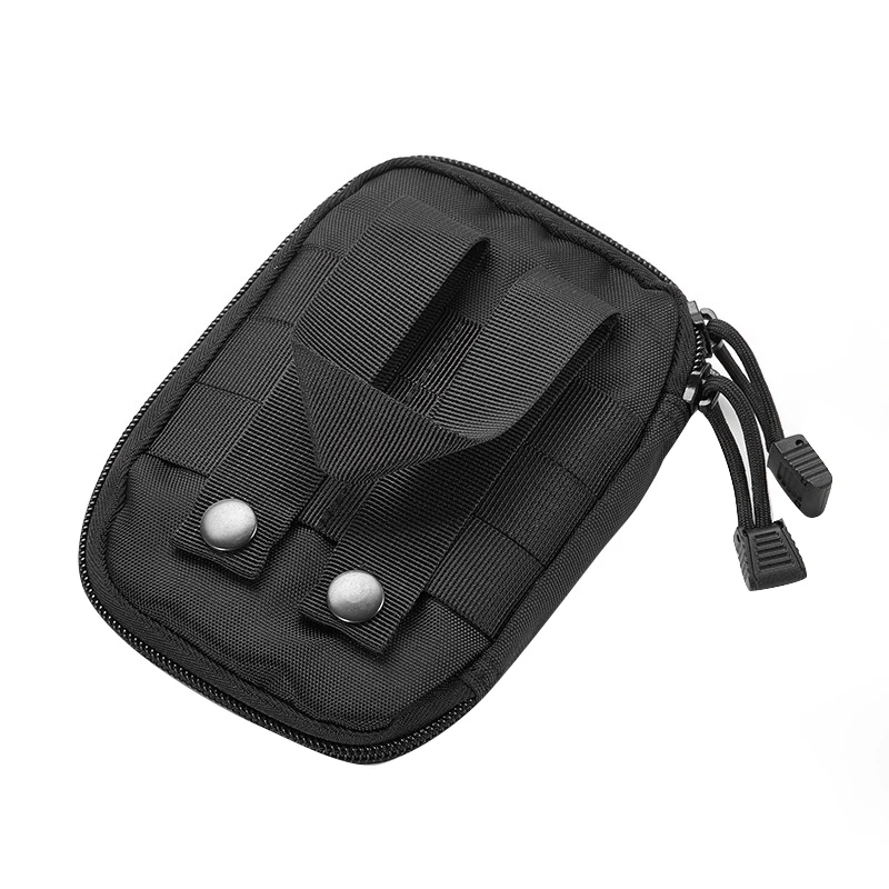 Медицинская сумка походная аптечка Туристическое оборудование Edc Molle карман на молнии черный