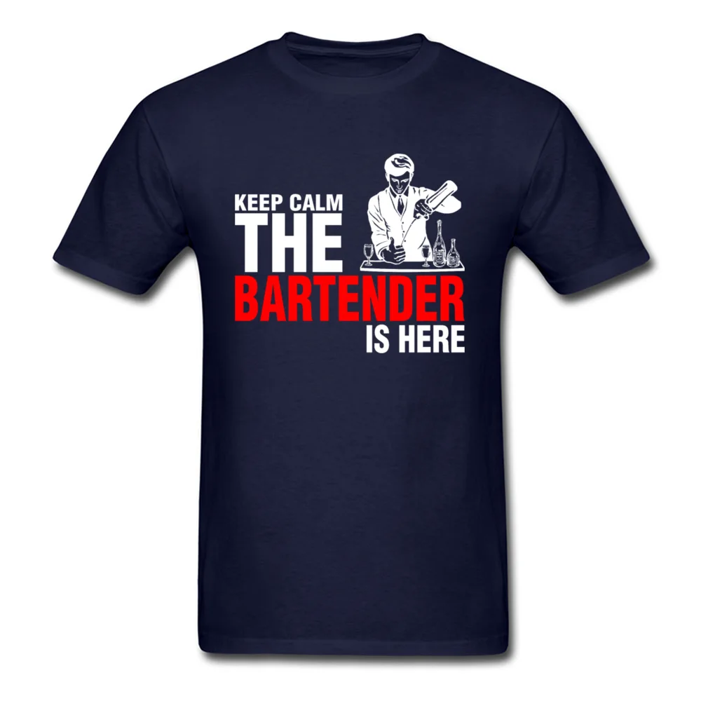 Keep Calm The Bartender Is Here_navy