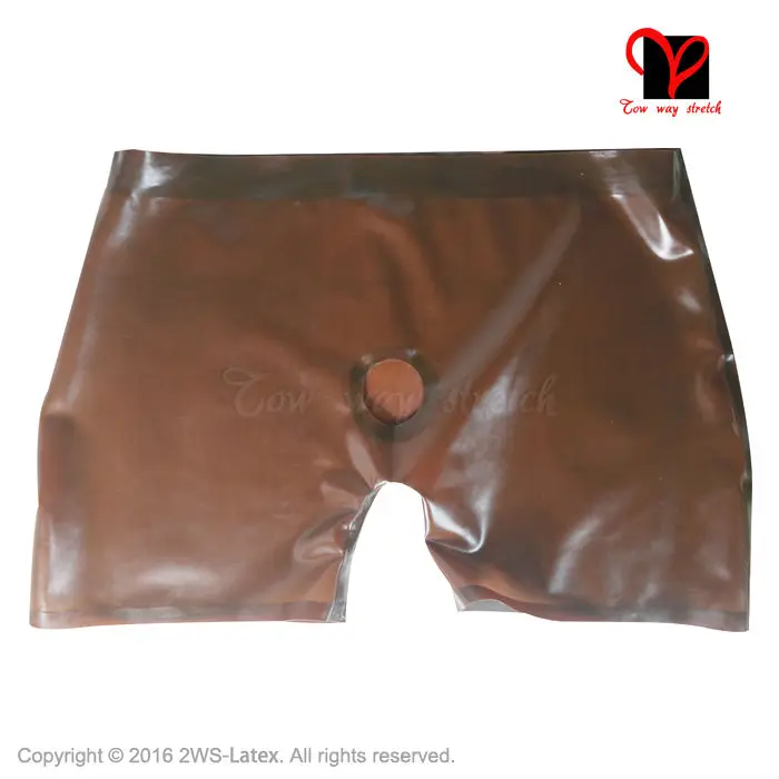 Шорты боксеры из латекса с длинными штанинами размеры до XXL|rubber pants|penis rubberpanties penis |