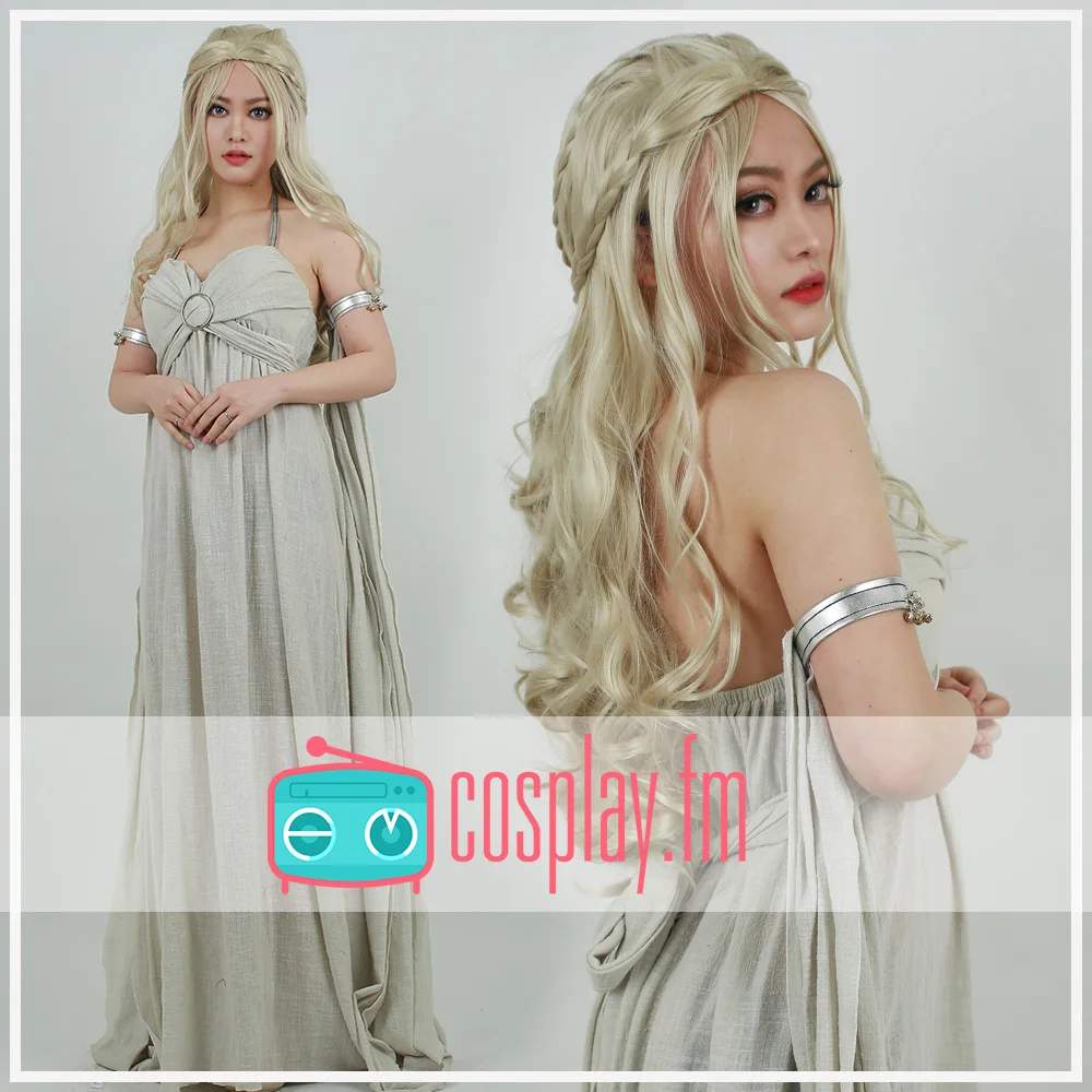 

Daenerys Targaryen Cosplay Grey Long Dress