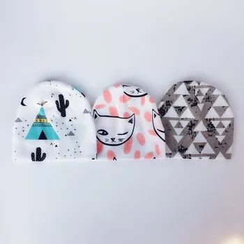 

3 piece /set newborn baby hat set photograph props clothing for newborn boy girl set knitted cotton Caps 0-3 Months boys hats
