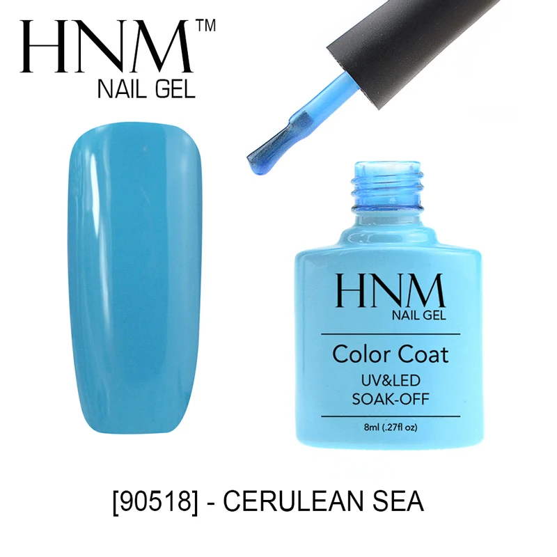 HNM лак для ногтей 8 мл чистый цвет замочить от УФ штамповки краски Лак для ногтей Nail Art Nagellak Lucky лак Гибридный полуперманентные чернила - Цвет: 90518